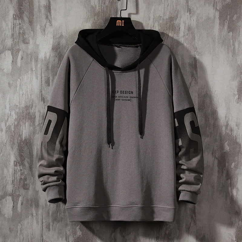 Trendy Men's Pullover Loose Hoodie Fall Fashion Brand Pullover Print Fashion Men's Coat Top