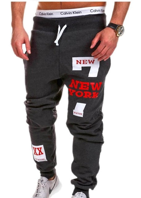 Trendy Mens Joggers Male Trousers Men Pants Casual Pants Sweatpants Jogger Black