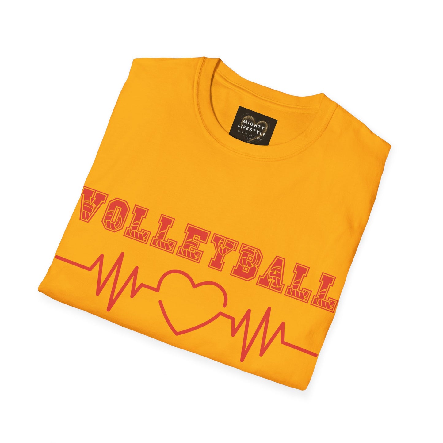 Volleyball Mom | Volleyball Shirt | Sports Shirt | Baller Shirt | Mighty Lifestyle | Softstyle T-Shirt