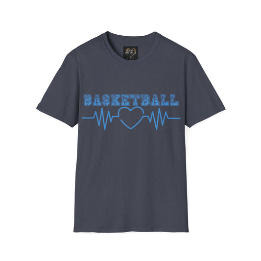 BW Basketball Mom Navy Blue | Basketball Shirt | Sports Shirt | Baller Shirt | Mighty Lifestyle | Softstyle T-Shirt