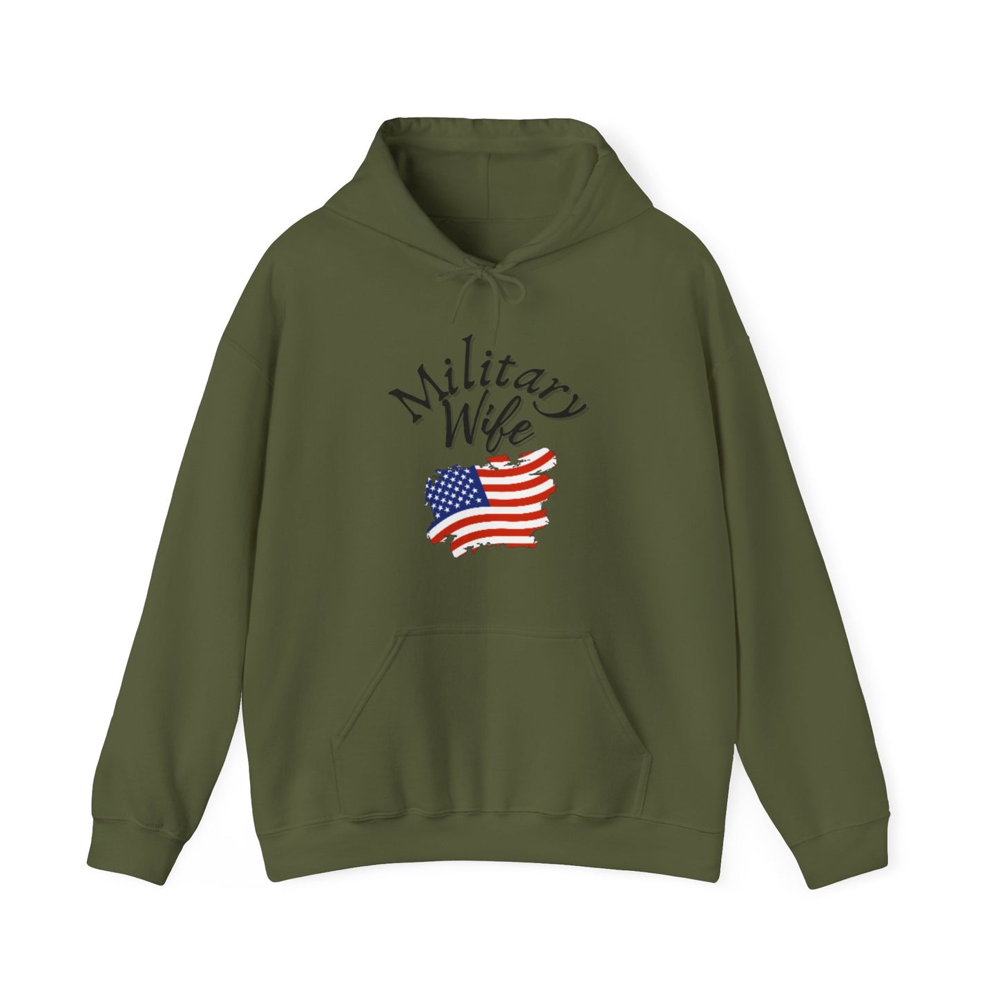Military Wife Hoodie, Hoodie for Patriot, Hoodie for mom, Hoodie for women, Gift for army wife, Gift for marine wife