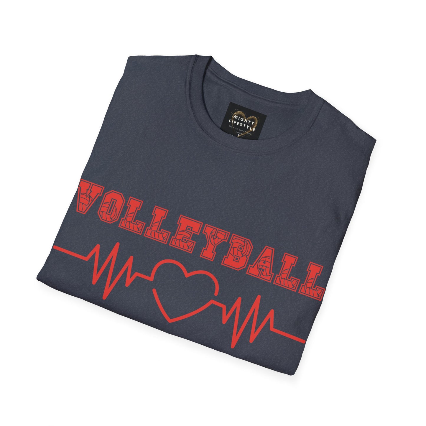Volleyball Mom | Volleyball Shirt | Sports Shirt | Baller Shirt | Mighty Lifestyle | Softstyle T-Shirt