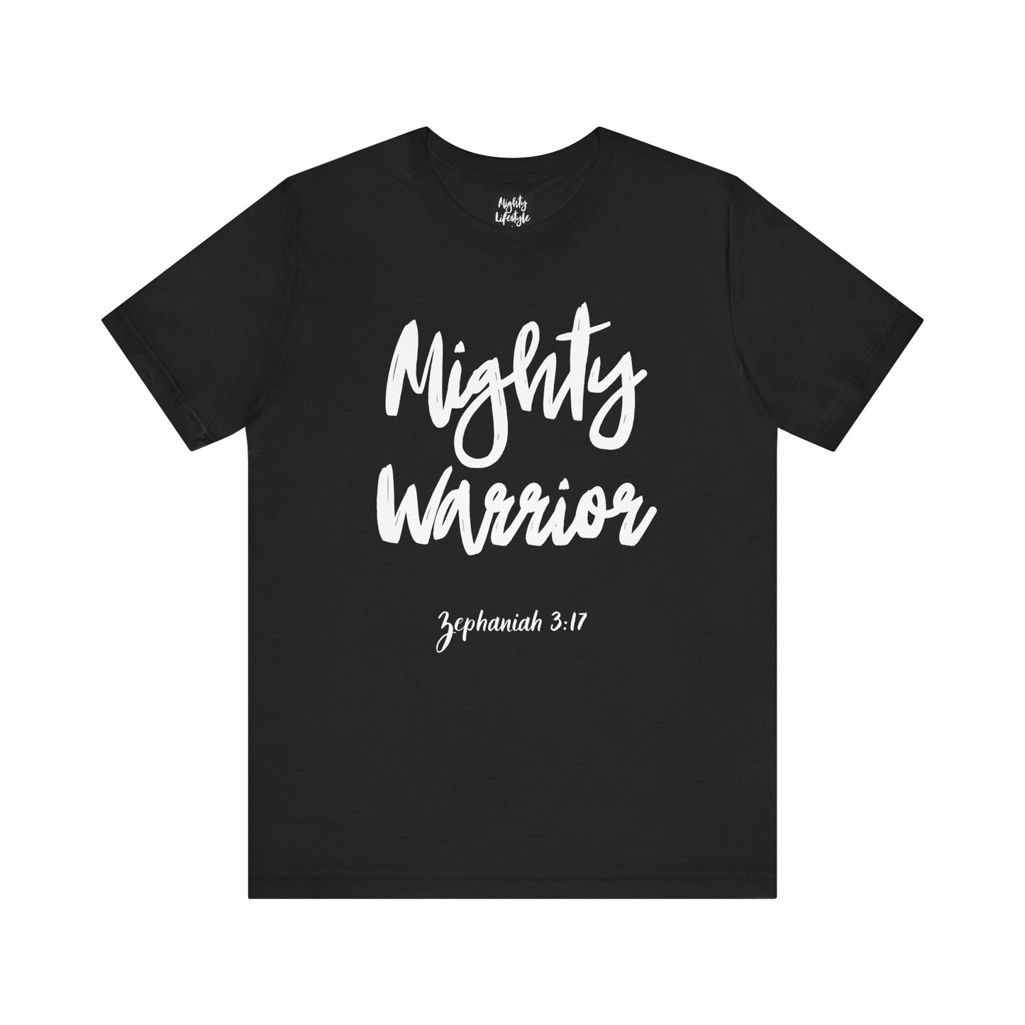 ML - Mighty Warrior Tee - Unisex Jersey T-Shirt, Inspirational Apparel, Faith-Based Gift, Christian Shirt, Casual Wear