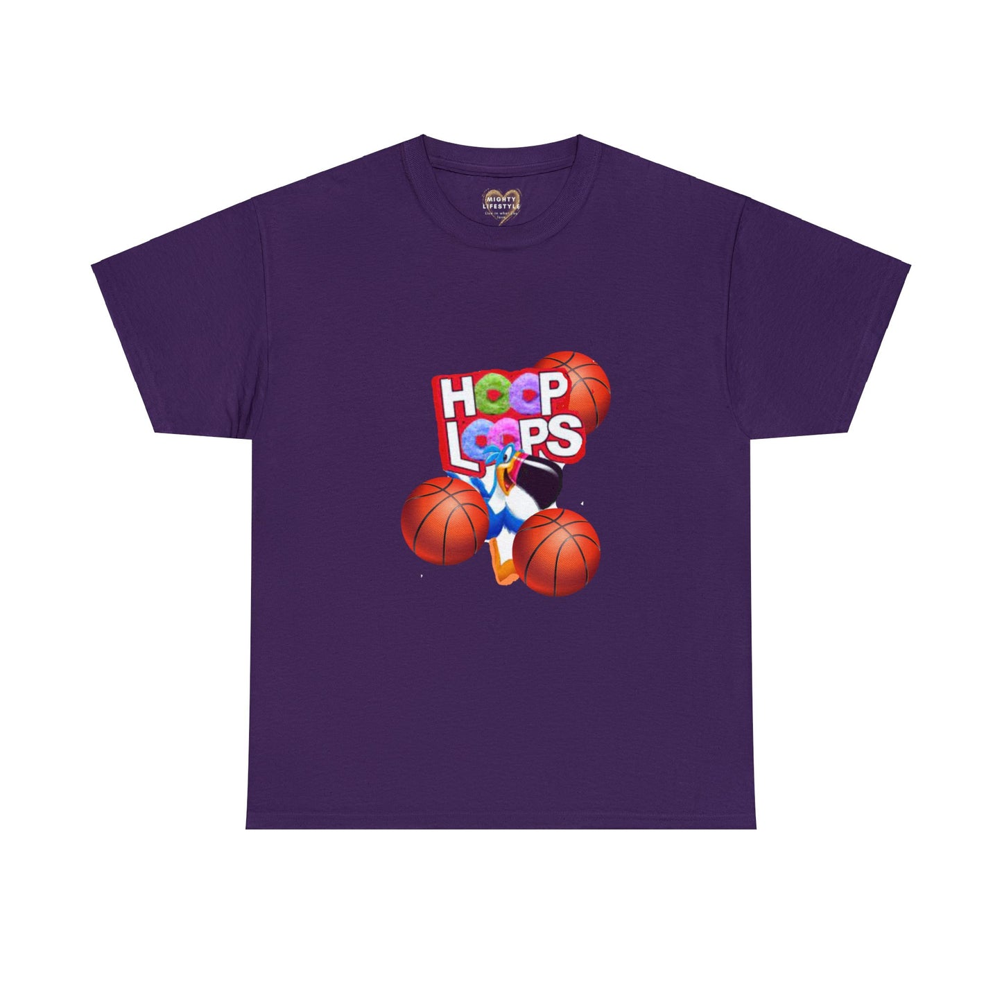Mighty Lifestyle Basketball Color, Hooping Shirt, Hoop Loops, Hoops Loops Shirt, Shirt for Basketball