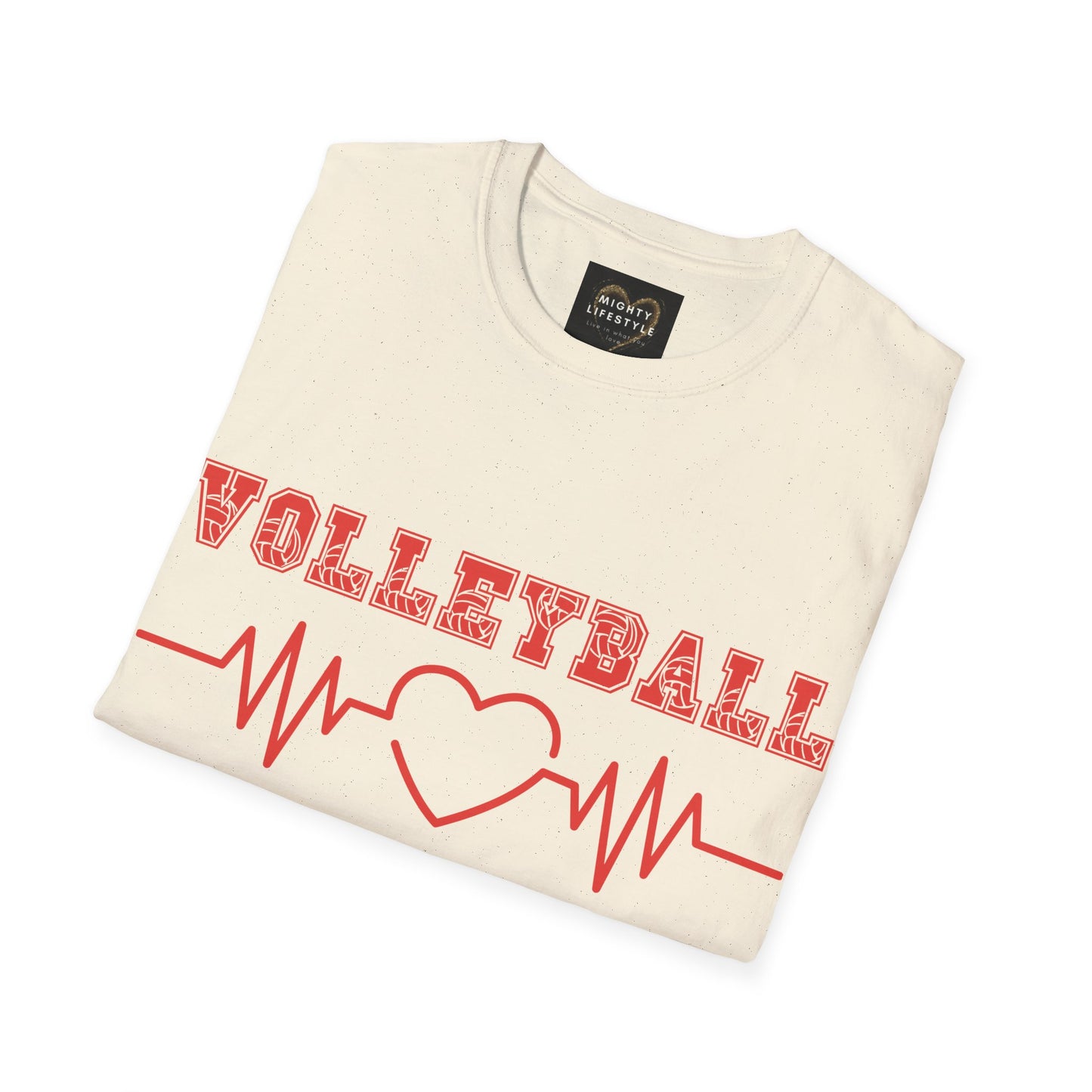 Volleyball Mom | Volleyball Shirt | Sports Shirt | Baller Shirt | Mighty Lifestyle | Softstyle T-Shirt