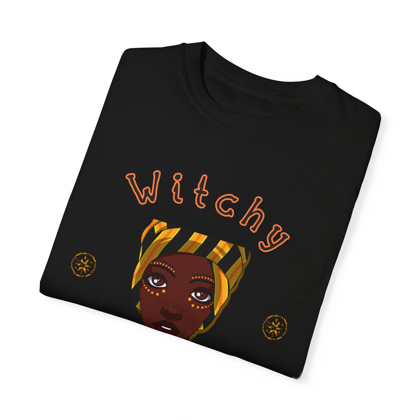 Witchy Vibes, Shaman, Halloween, Fall Shirt, Witch Shirt, Bruja Shirt, Unisex Garment-Dyed T-shirt