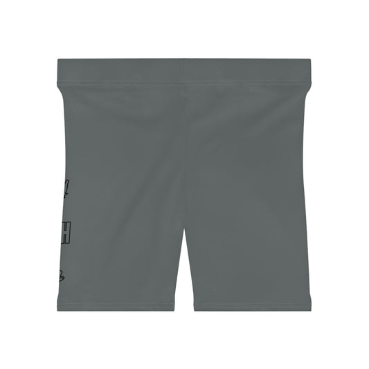 Mighty Lifestyle God Family Wealth Health | Women's Biker Shorts (AOP)