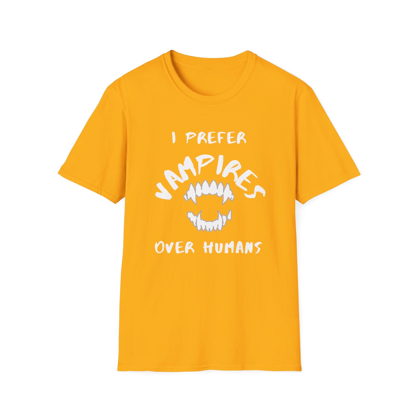 I Prefer Vampires Over Humans, Vampire Shirt, Supernatural Being Shirt, Gift for him man, Gift for her woman, Halloween Shirt - Mighty Lifestyle