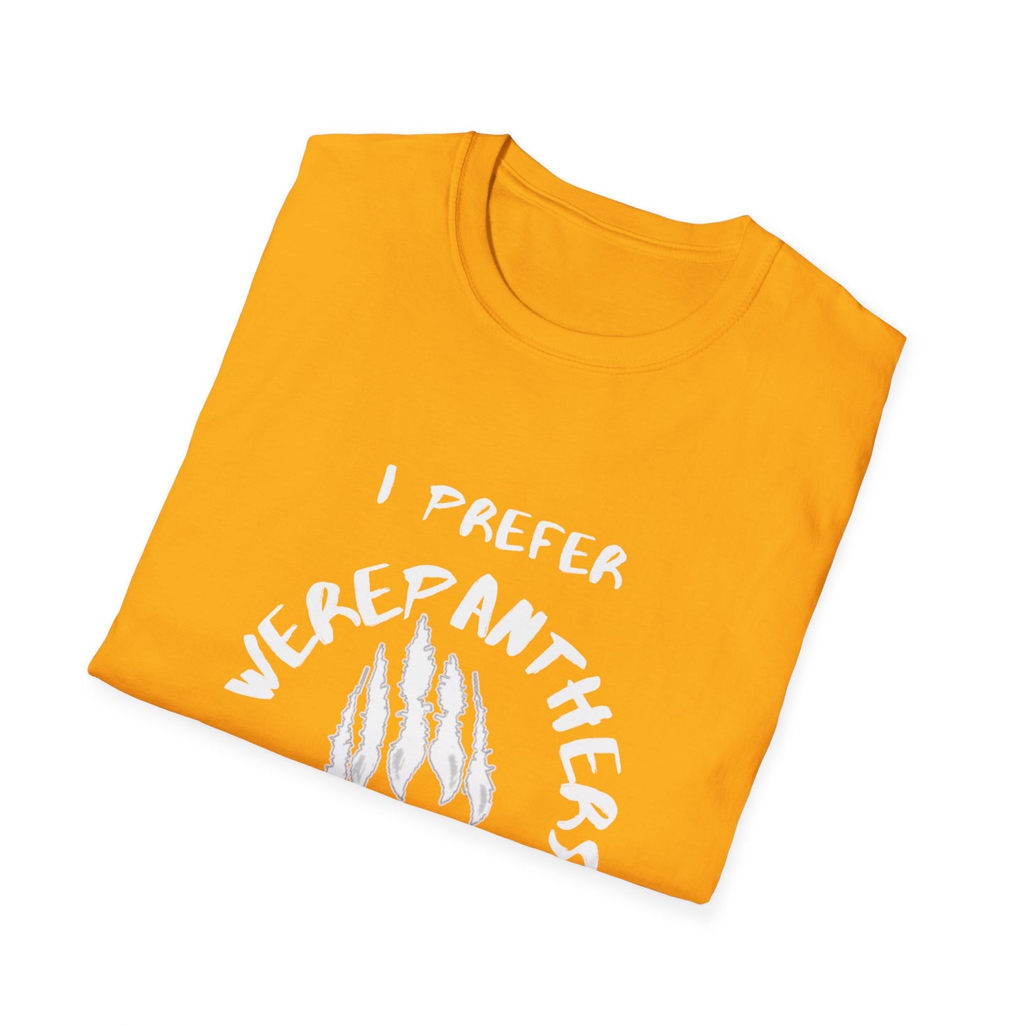 I Prefer WerePanthers Over Humans, WerePanther Shirt, Supernatural Being TShirt, Gift for him man, Gift for her woman - Mighty Lifestyle