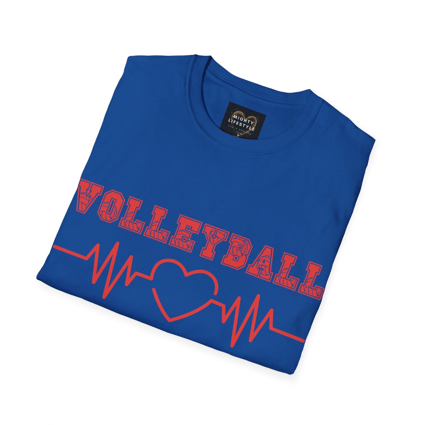 Volleyball Mom | Volleyball Shirt | Sports Shirt | Baller Shirt | Mighty Lifestyle | Softstyle T-Shirt