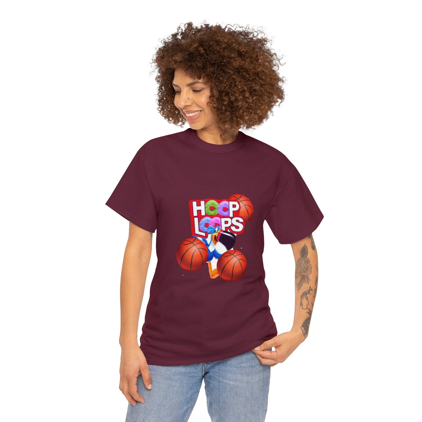 Mighty Lifestyle Basketball Color, Hooping Shirt, Hoop Loops, Hoops Loops Shirt, Shirt for Basketball