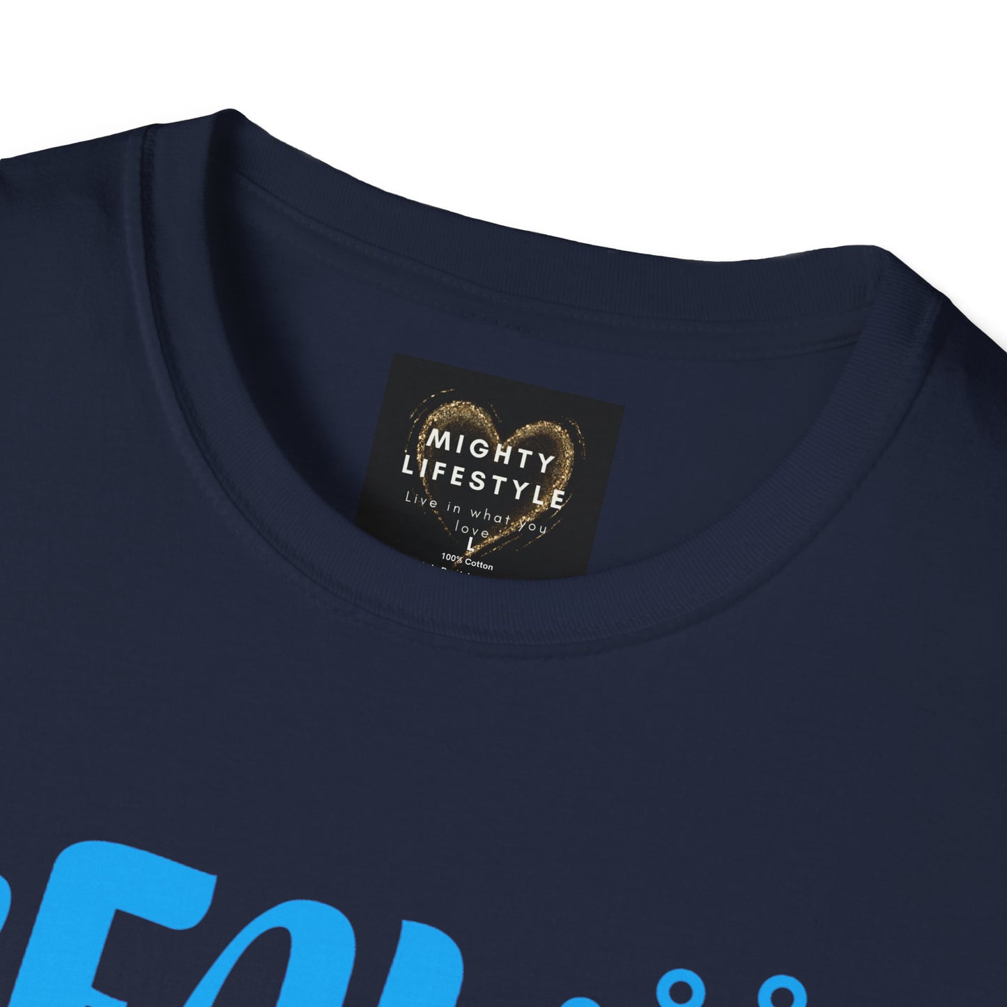 Real Queen Blue Font | Basketball Shirt | Sports Shirt | Baller Shirt | Mighty Lifestyle | Softstyle T-Shirt