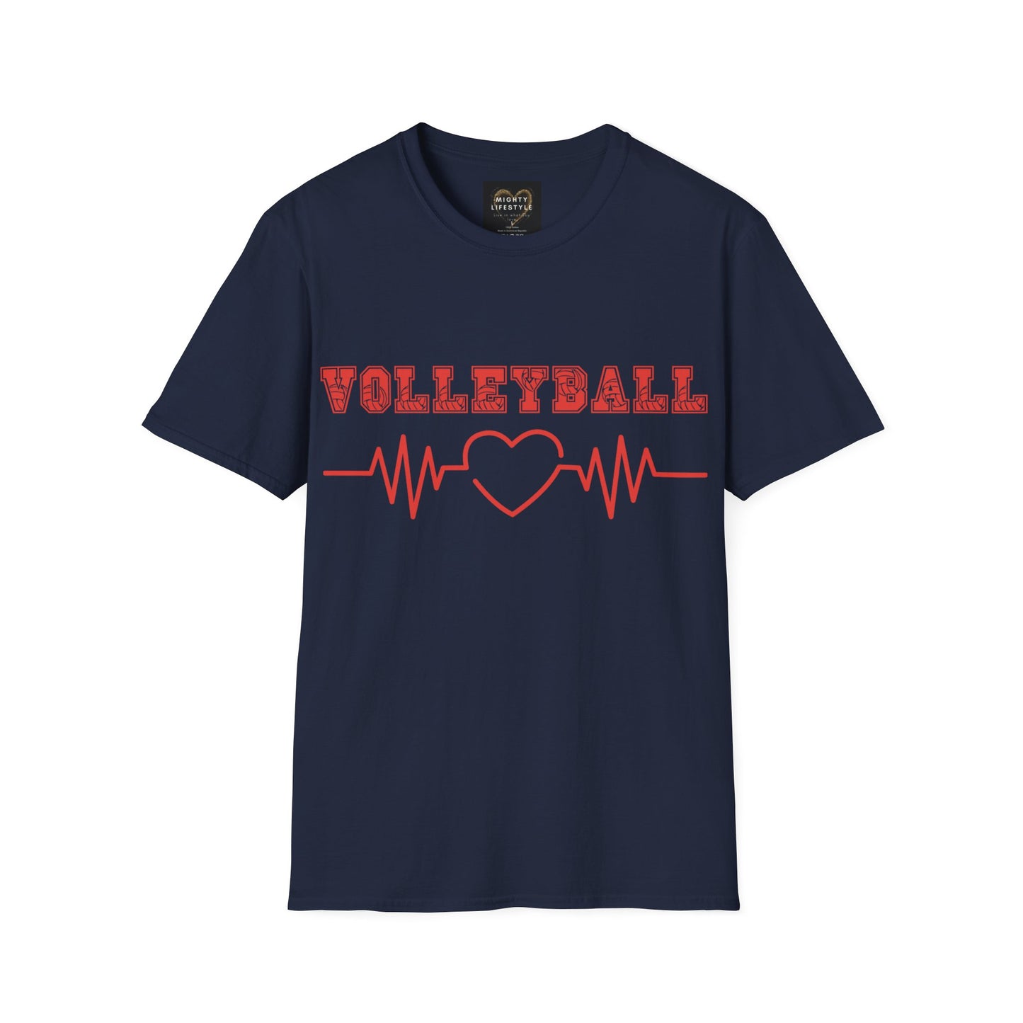 Volleyball Mom | Volleyball Shirt | Sports Shirt | Baller Shirt | Mighty Lifestyle | Softstyle T-Shirt