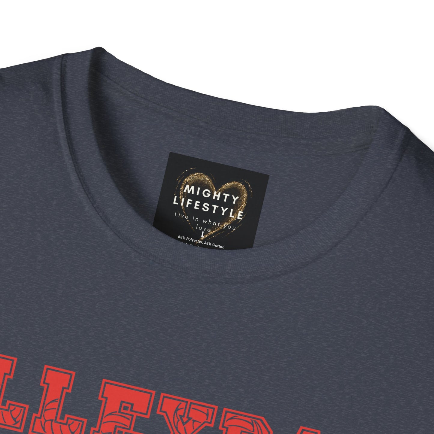 Volleyball Dad | Volleyball Shirt | Sports Shirt | Gift for Dad Gift for Father | Baller Shirt | Mighty Lifestyle | Softstyle T-Shirt