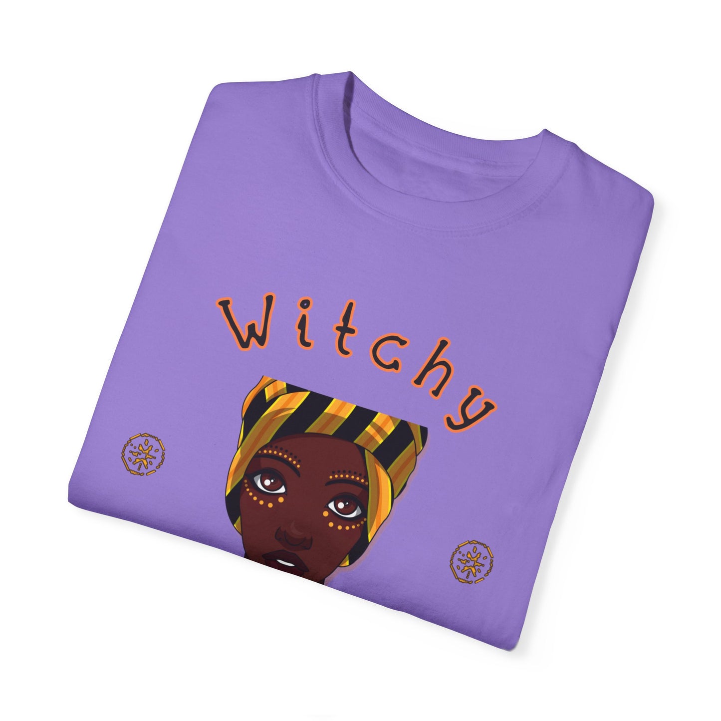 Witchy Vibes, Shaman, Halloween, Fall Shirt, Witch Shirt, Bruja Shirt, Unisex Garment-Dyed T-shirt