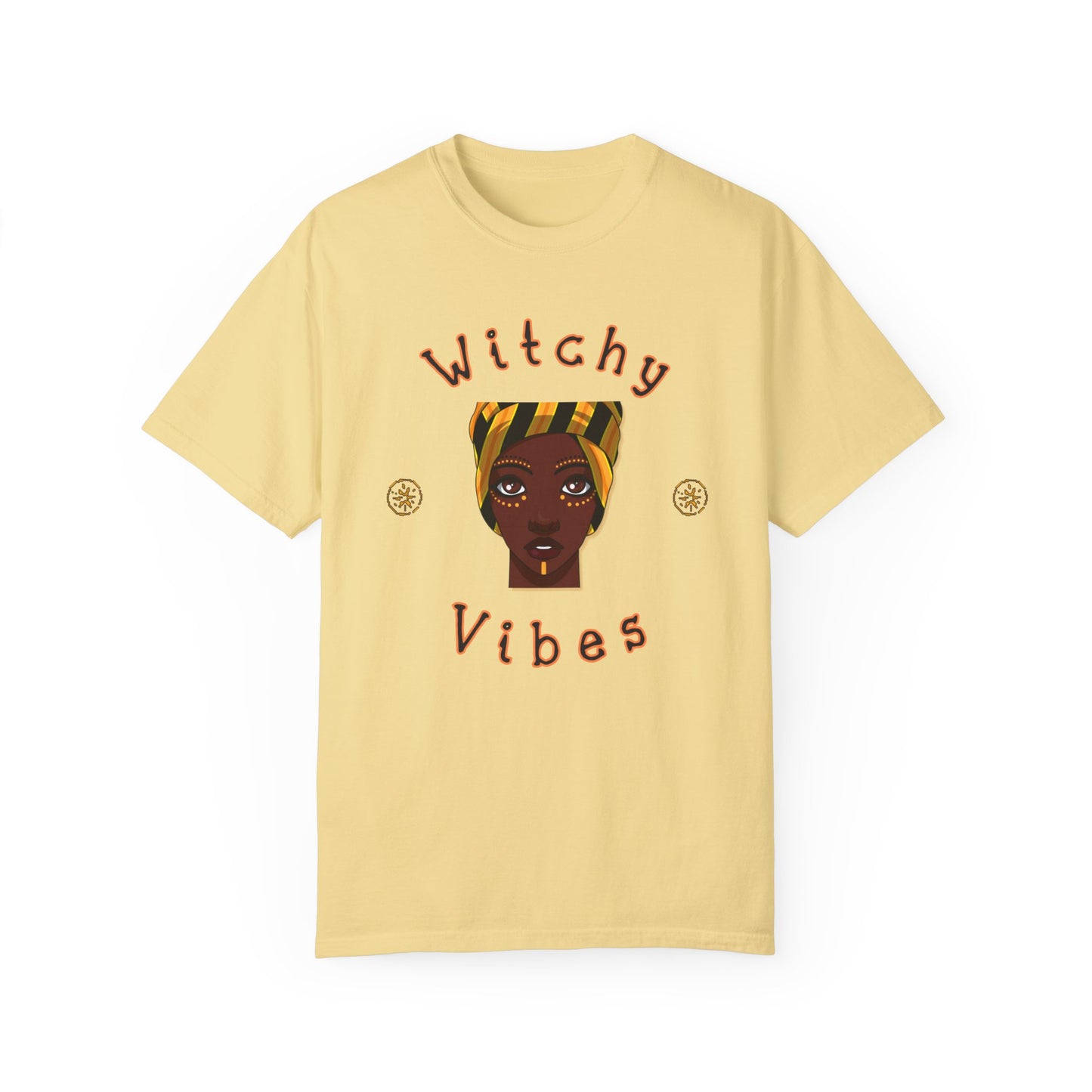 Witchy Vibes, Shaman, Halloween, Fall Shirt, Witch Shirt, Bruja Shirt, Unisex Garment-Dyed T-shirt
