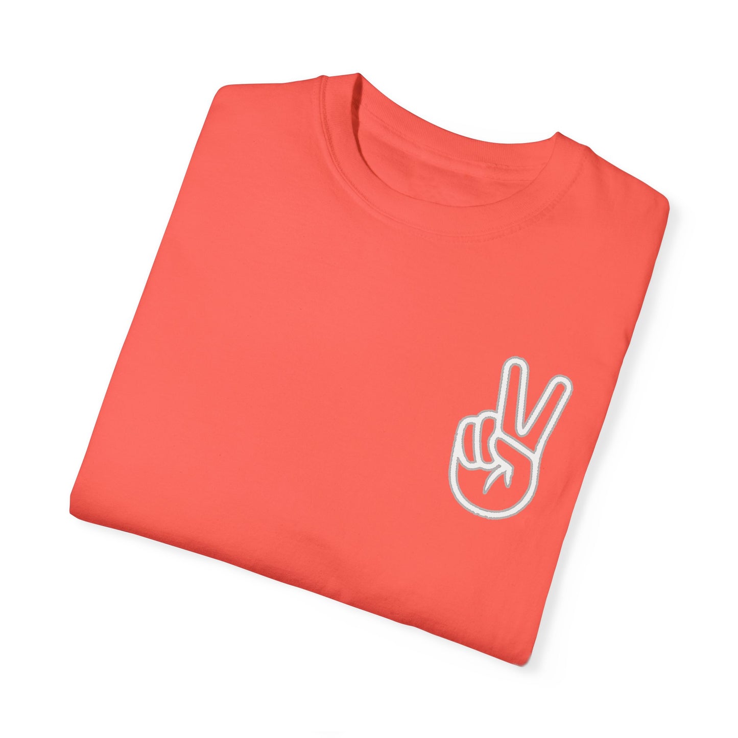 PEACE SHIRT, Comfort Color Unisex Garment-Dyed T-shirt, Soft T Shirt, Vintage Colored ,100 Cotton, Trendy Blank Shirt, Premium Quality Tee