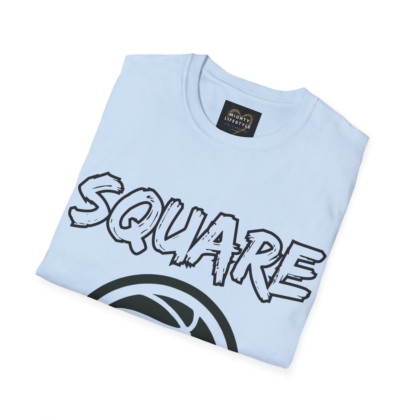 Square Up | Travel Basketball| AAU Basketball | Basketball Shirt |Basketball Mom| Basketball Dad | Unisex Basketball Shirt | Sports Shirt | Baller Shirt | Mighty Lifestyle | Softstyle T-Shirt