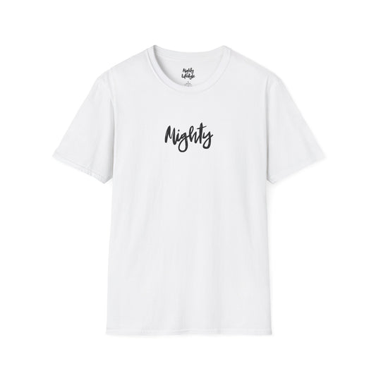 Mighty Lifestyle - Faith Based - Softstyle Unisex T-Shirt, Inspirational Tee, Casual Wear, Gift for Friends, Everyday Comfort, Motivational Apparel