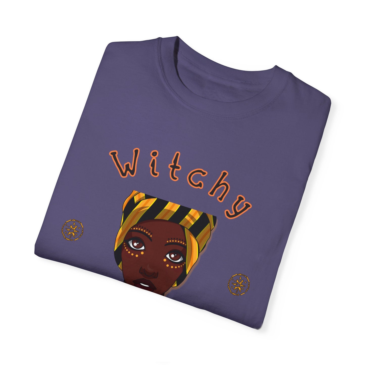 Witchy Vibes, Shaman, Halloween, Fall Shirt, Witch Shirt, Bruja Shirt, Unisex Garment-Dyed T-shirt