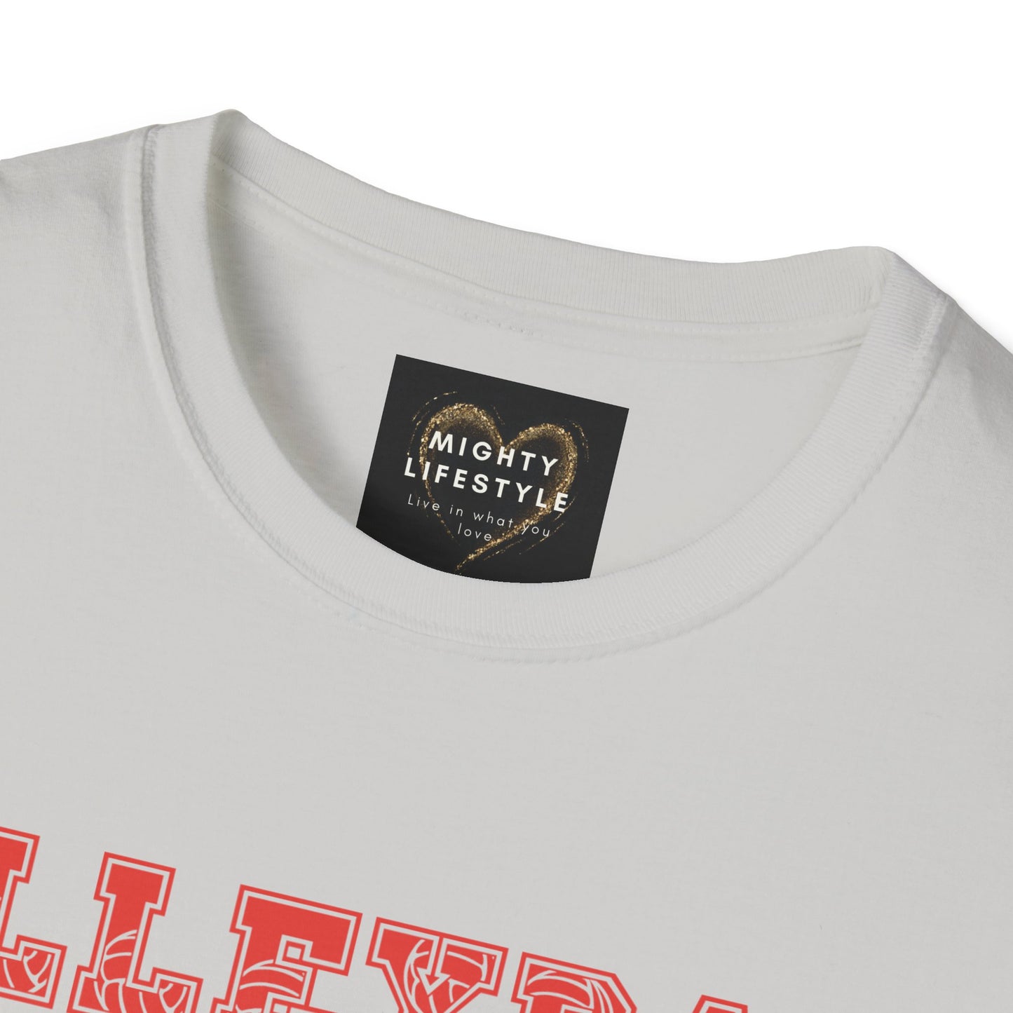 Volleyball Dad | Volleyball Shirt | Sports Shirt | Gift for Dad Gift for Father | Baller Shirt | Mighty Lifestyle | Softstyle T-Shirt