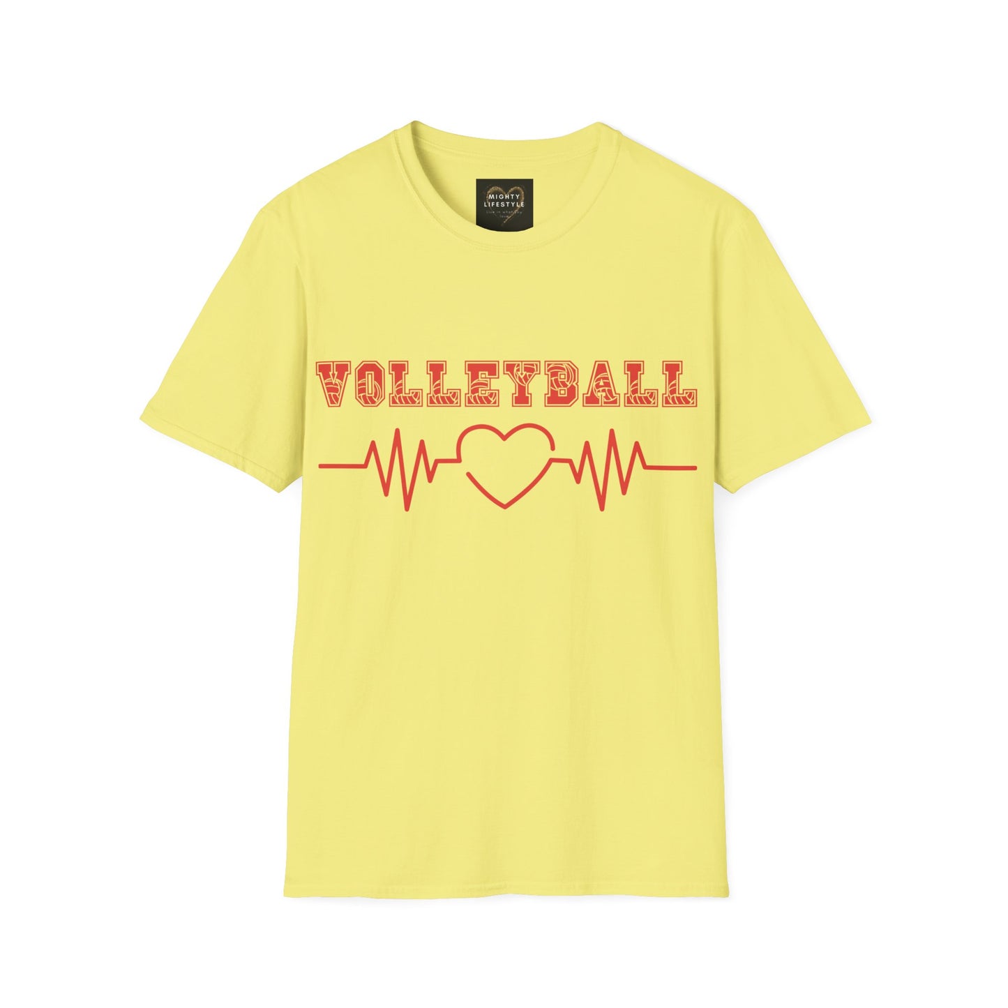 Volleyball Mom | Volleyball Shirt | Sports Shirt | Baller Shirt | Mighty Lifestyle | Softstyle T-Shirt