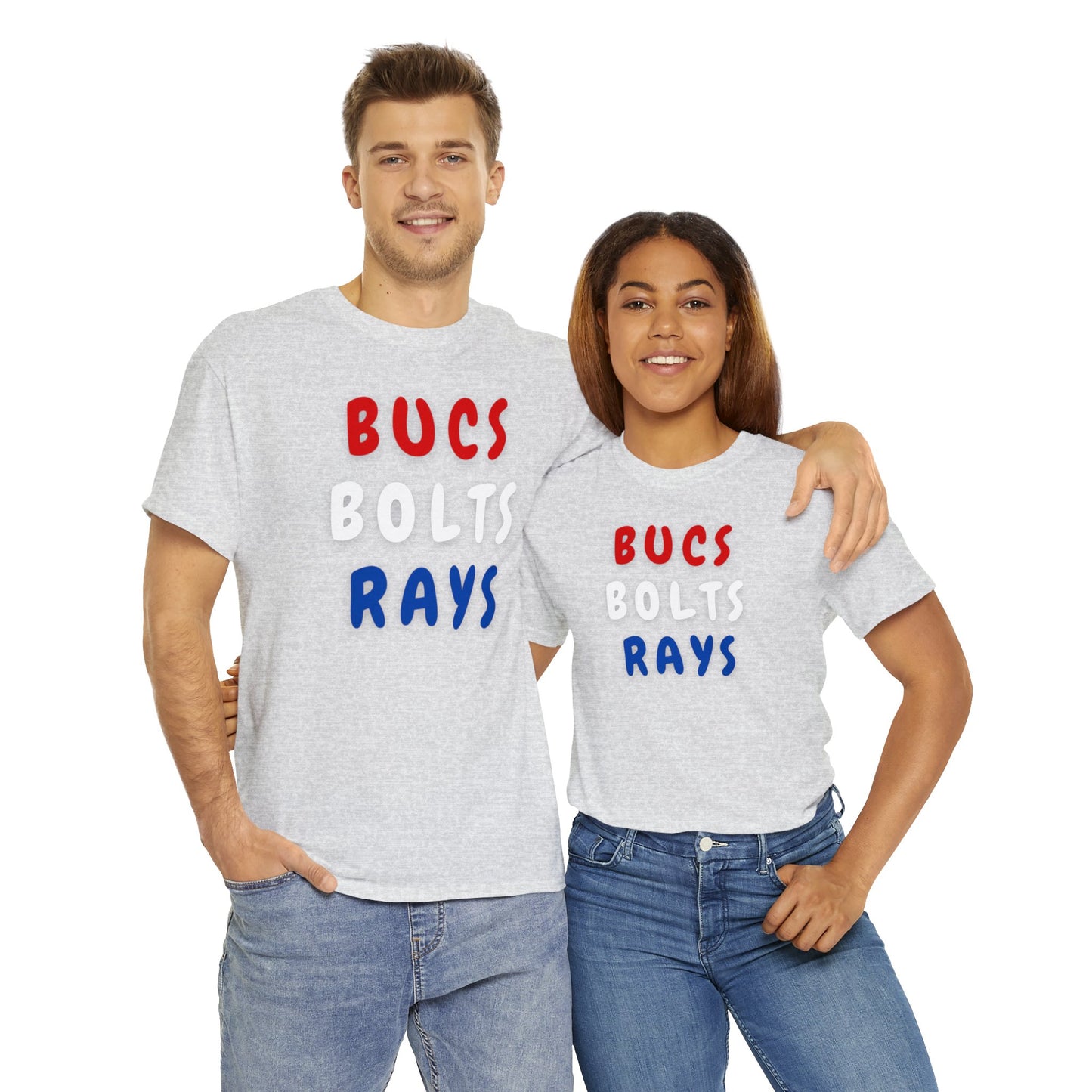 BUCS BOLTS RAYS Shirt Tee adult