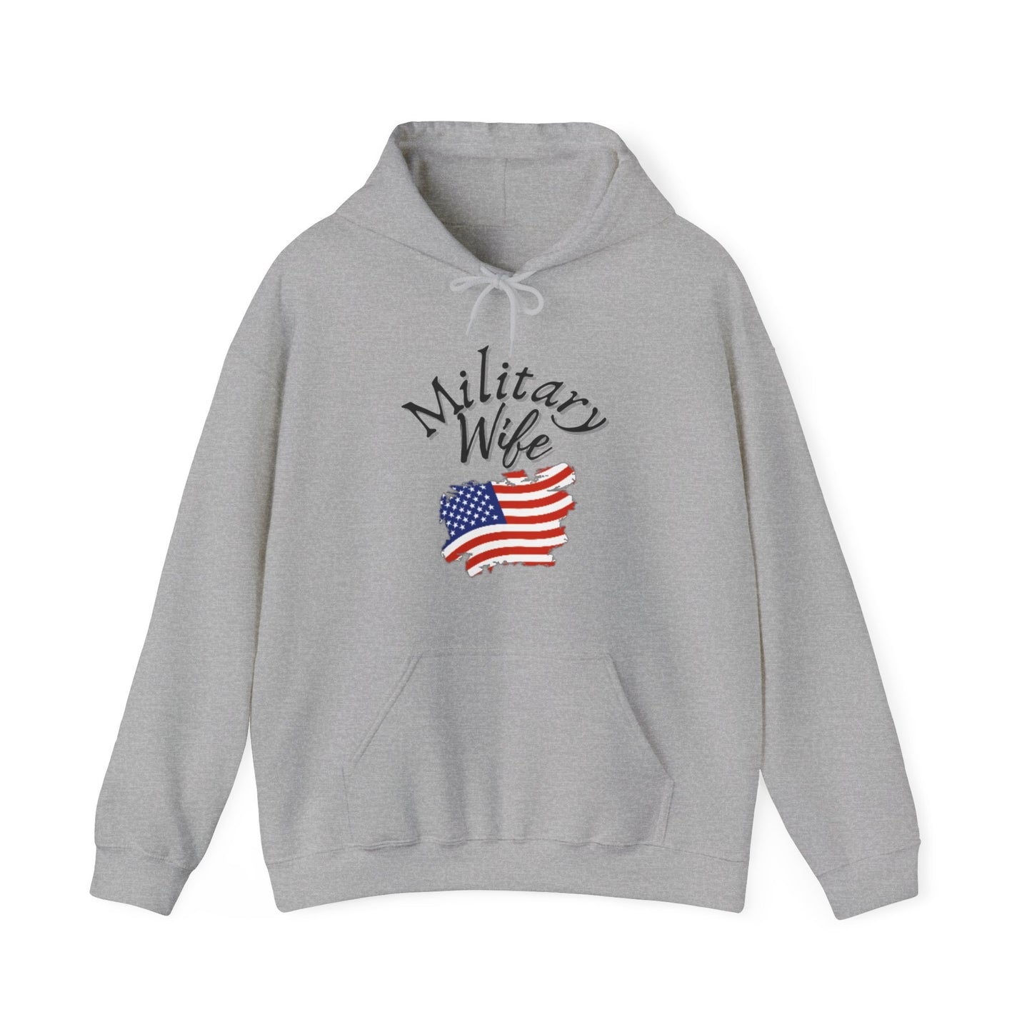 Military Wife Hoodie, Hoodie for Patriot, Hoodie for mom, Hoodie for women, Gift for army wife, Gift for marine wife