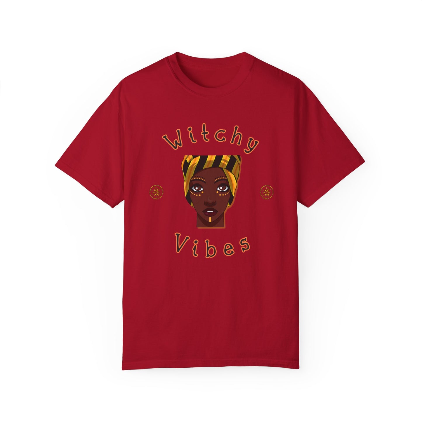Witchy Vibes, Shaman, Halloween, Fall Shirt, Witch Shirt, Bruja Shirt, Unisex Garment-Dyed T-shirt