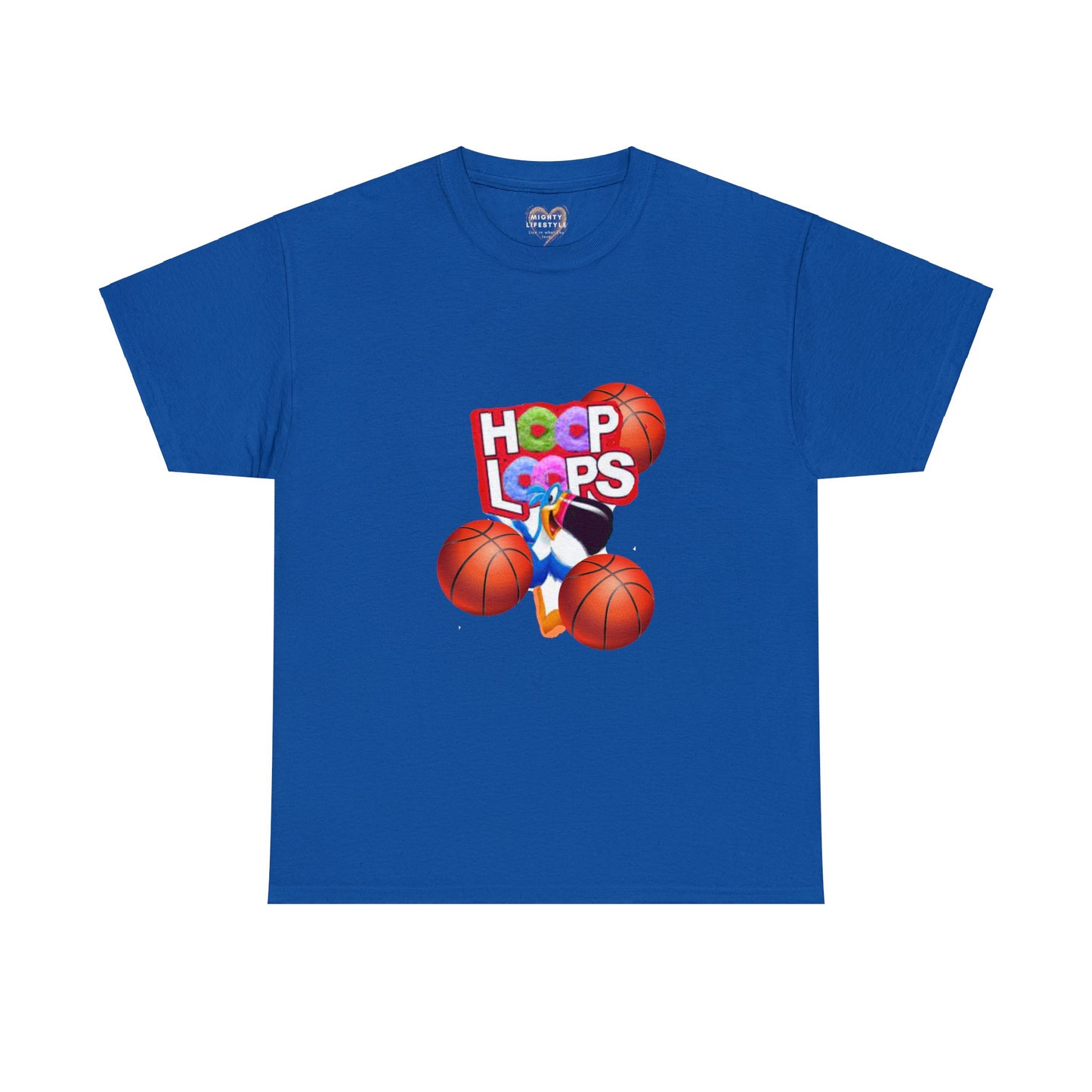 Mighty Lifestyle Basketball Color, Hooping Shirt, Hoop Loops, Hoops Loops Shirt, Shirt for Basketball