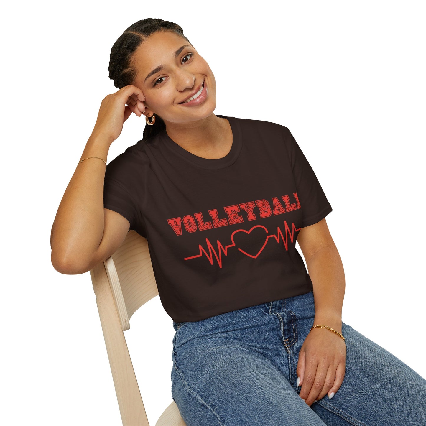 Volleyball Mom | Volleyball Shirt | Sports Shirt | Baller Shirt | Mighty Lifestyle | Softstyle T-Shirt