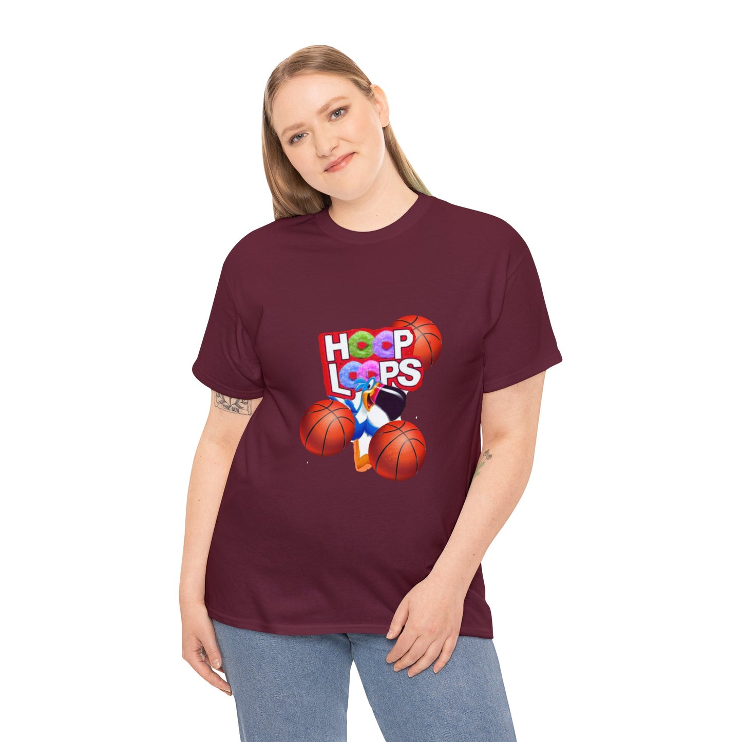 Mighty Lifestyle Basketball Color, Hooping Shirt, Hoop Loops, Hoops Loops Shirt, Shirt for Basketball