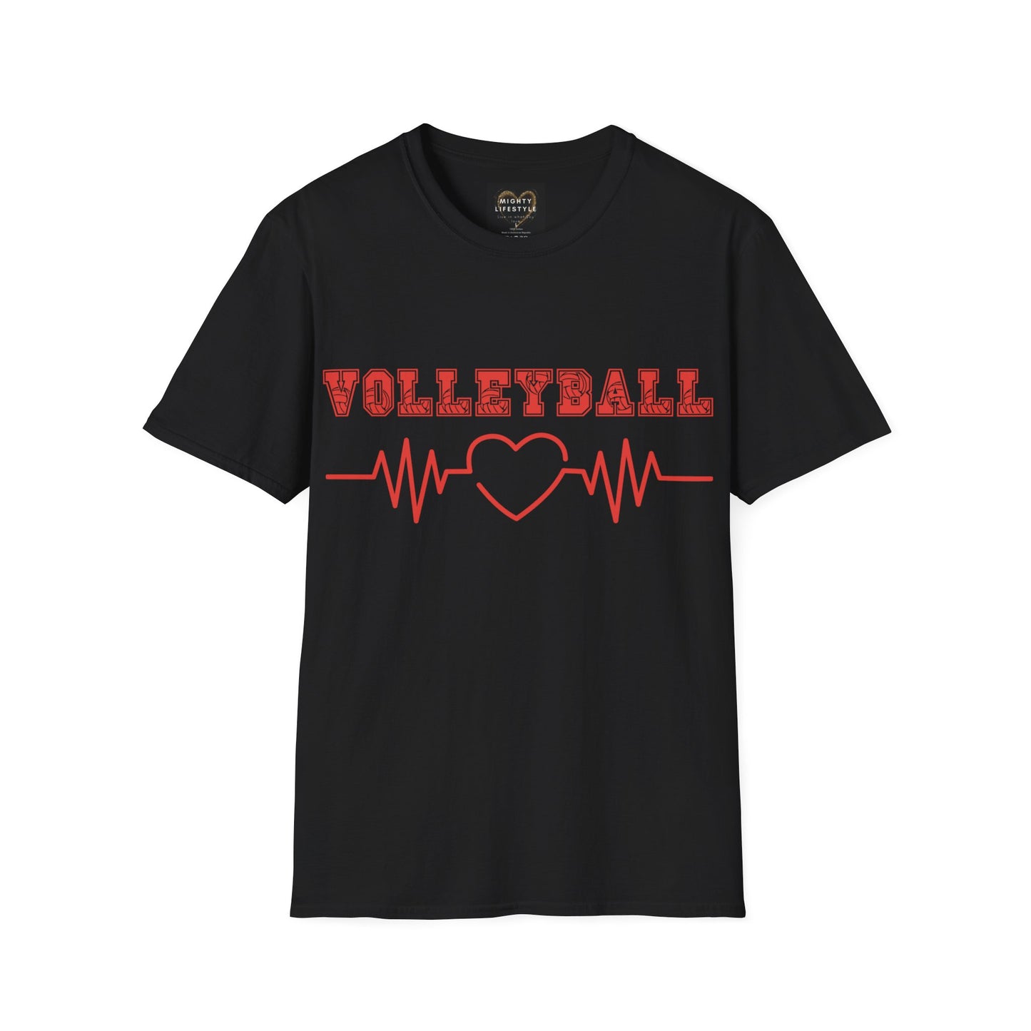 Volleyball Mom | Volleyball Shirt | Sports Shirt | Baller Shirt | Mighty Lifestyle | Softstyle T-Shirt