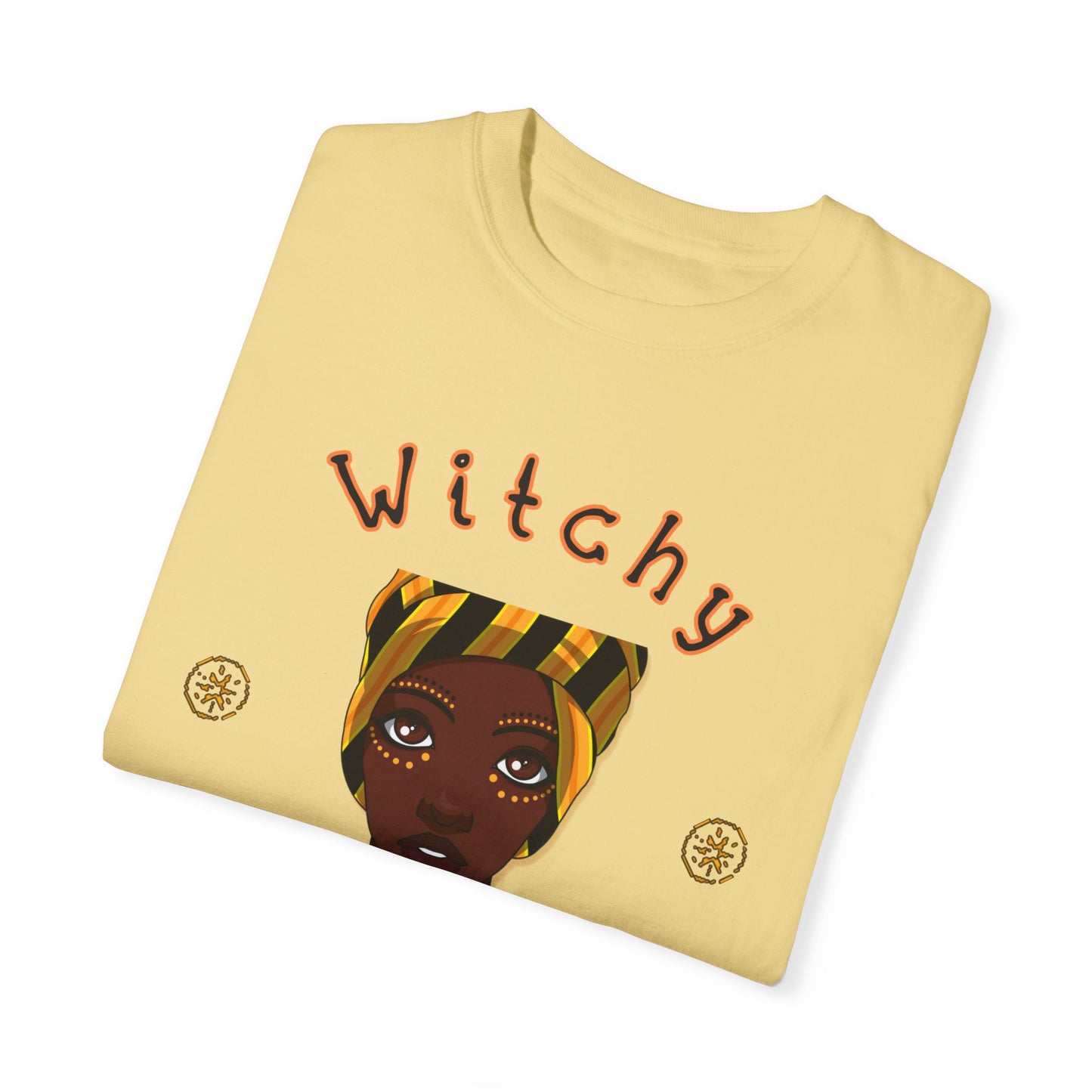 Witchy Vibes, Shaman, Halloween, Fall Shirt, Witch Shirt, Bruja Shirt, Unisex Garment-Dyed T-shirt