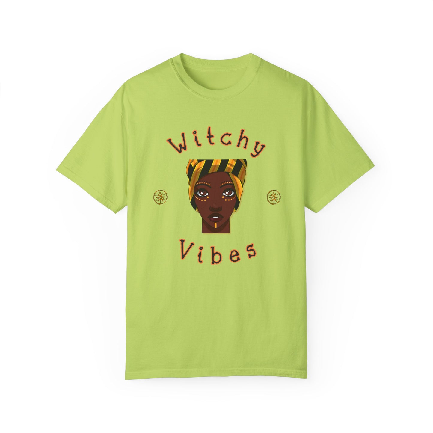 Witchy Vibes, Shaman, Halloween, Fall Shirt, Witch Shirt, Bruja Shirt, Unisex Garment-Dyed T-shirt