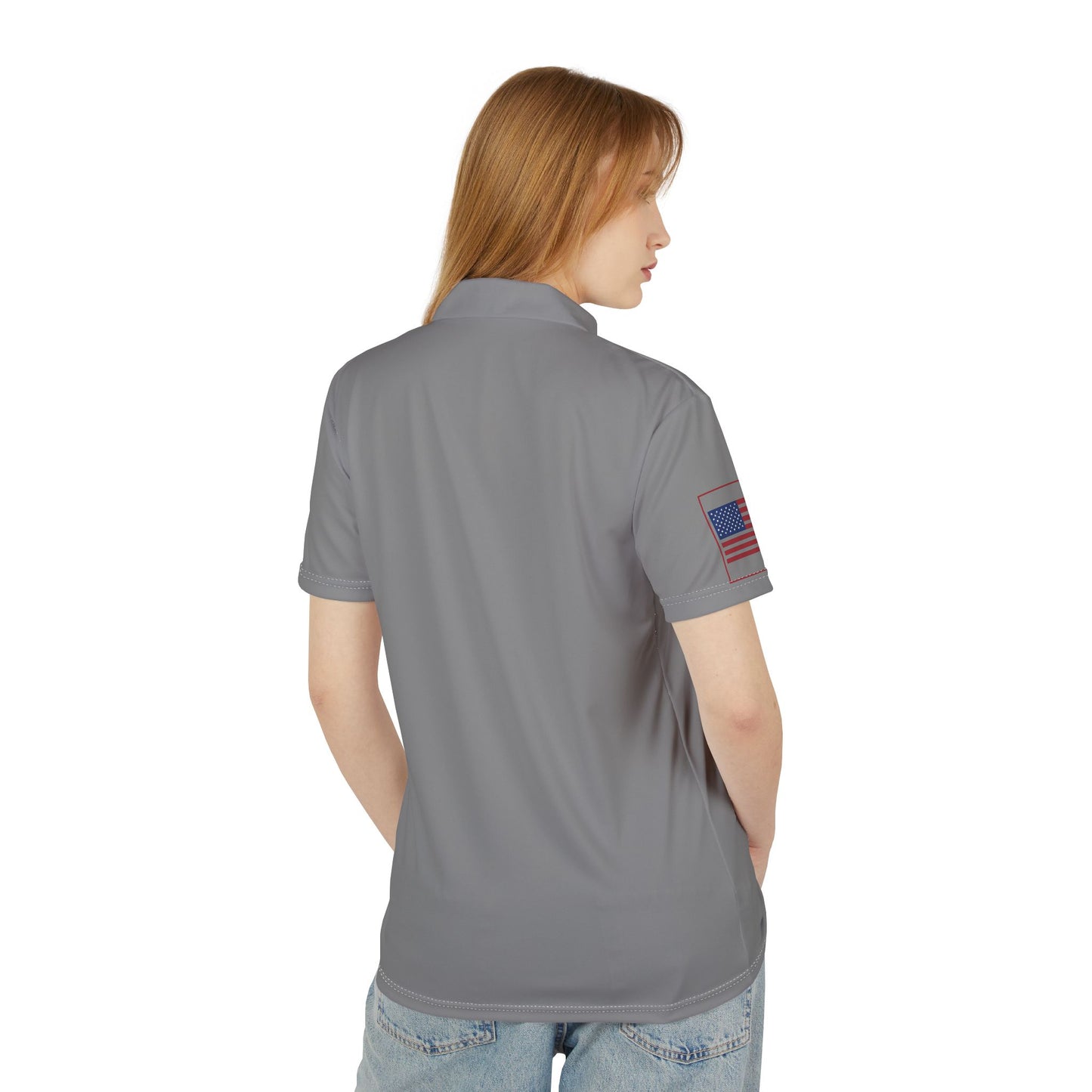 ML US Flag Stylish Unisex Polo Shirt with Unique Design - Perfect for Casual Outings, Gifts, Sports Events, or Celebrations, American Shirt Fashion Statement