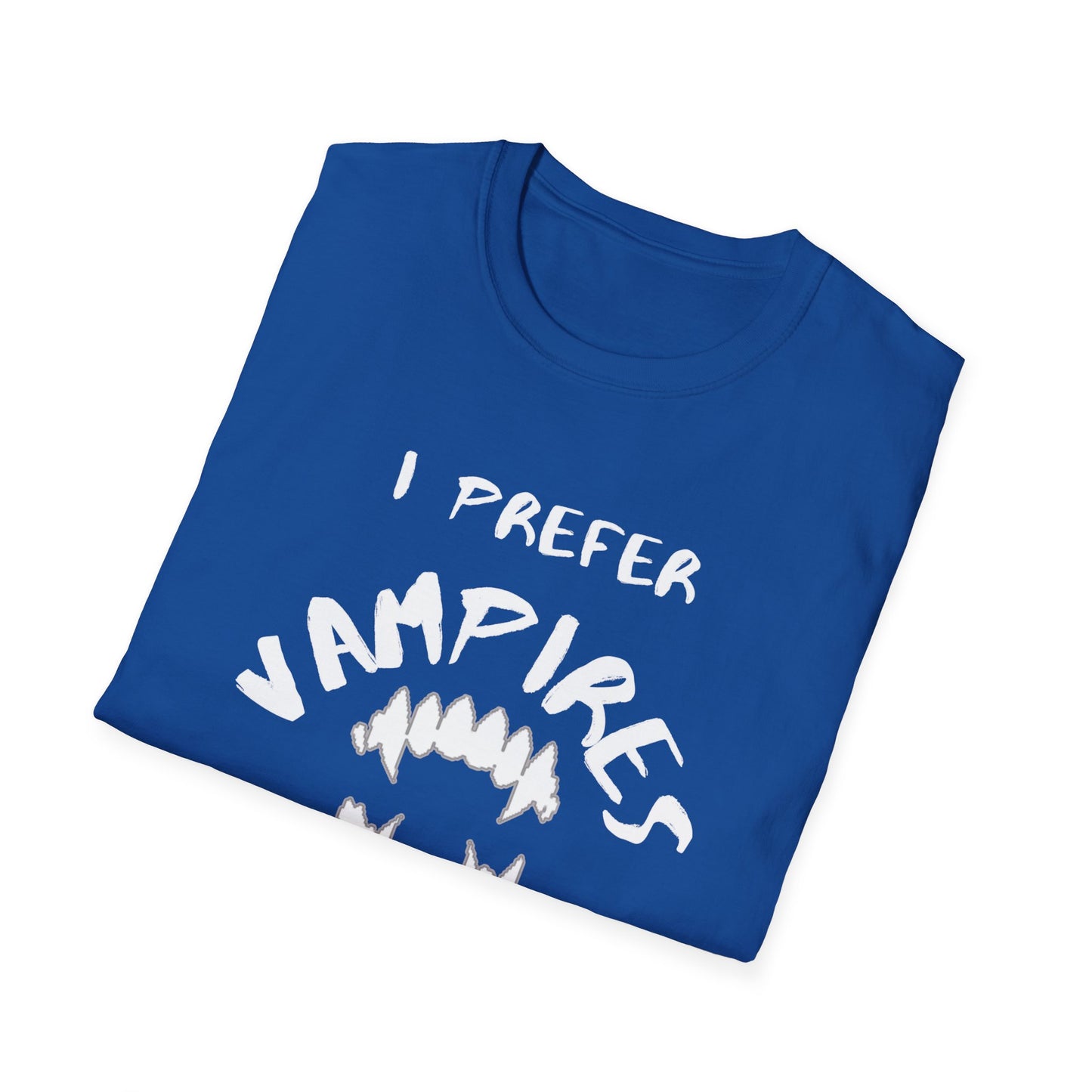 I Prefer Vampires Over Humans, Vampire Shirt, Supernatural Being Shirt, Gift for him man, Gift for her woman, Halloween Shirt - Mighty Lifestyle