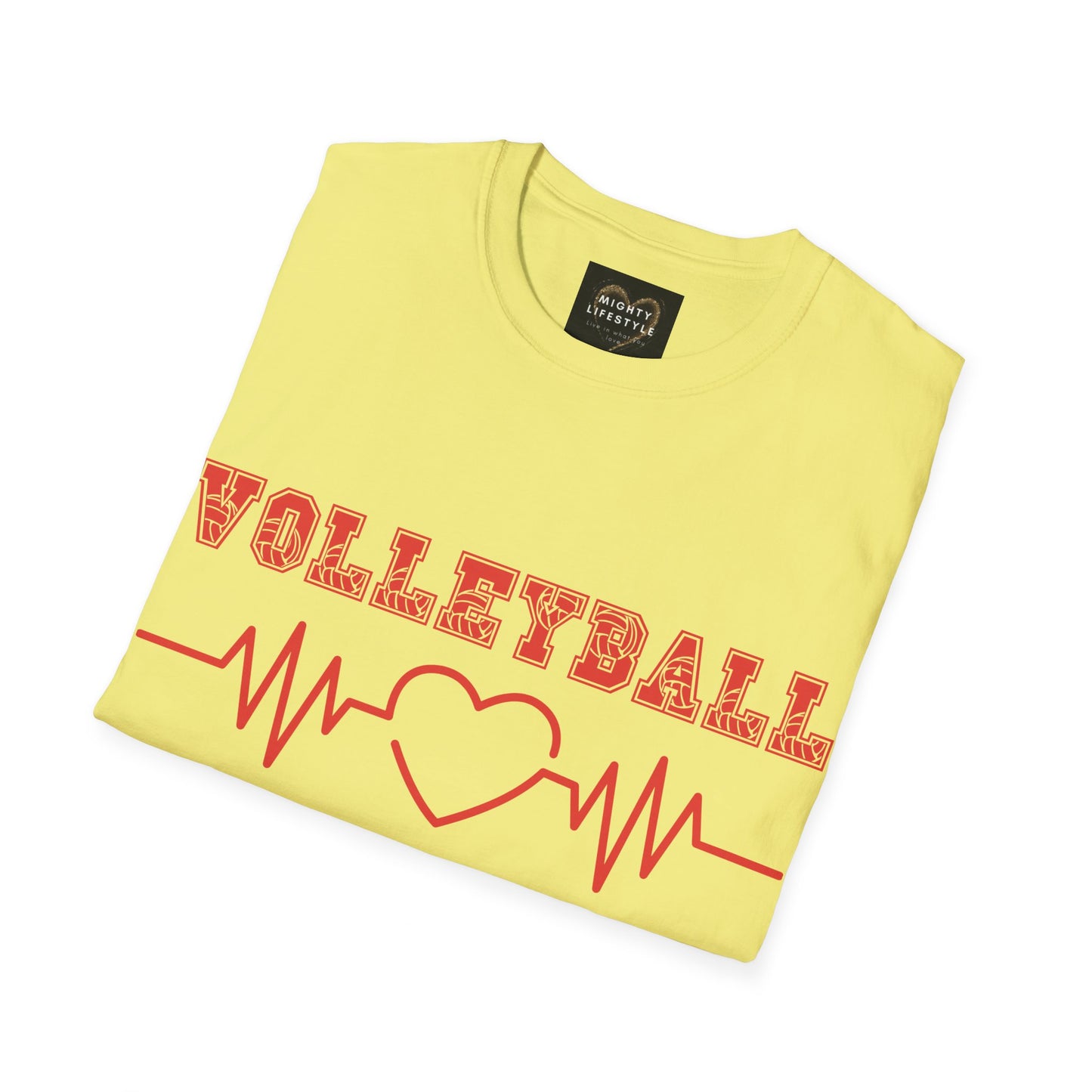 Volleyball Mom | Volleyball Shirt | Sports Shirt | Baller Shirt | Mighty Lifestyle | Softstyle T-Shirt