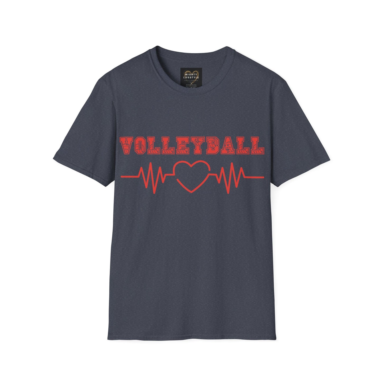 Volleyball Mom | Volleyball Shirt | Sports Shirt | Baller Shirt | Mighty Lifestyle | Softstyle T-Shirt