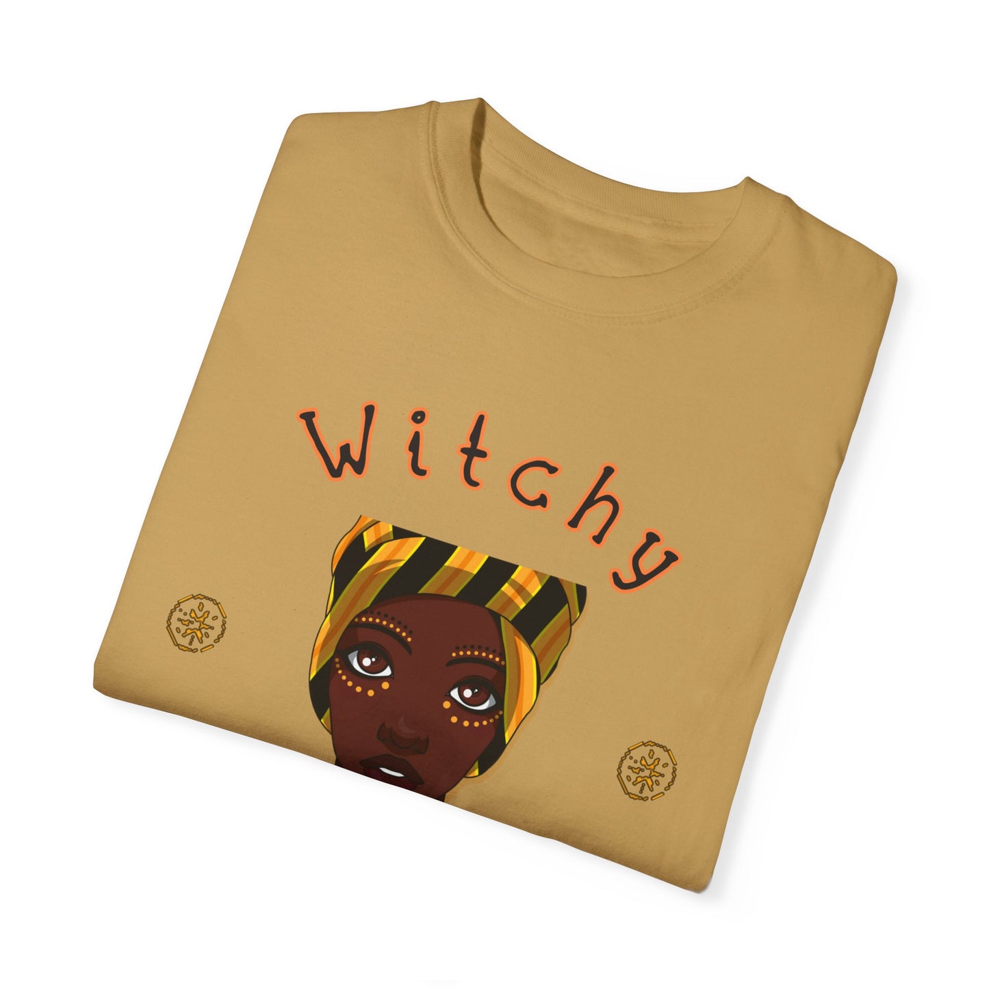Witchy Vibes, Shaman, Halloween, Fall Shirt, Witch Shirt, Bruja Shirt, Unisex Garment-Dyed T-shirt