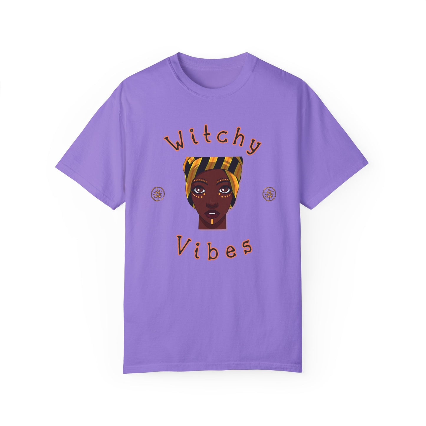 Witchy Vibes, Shaman, Halloween, Fall Shirt, Witch Shirt, Bruja Shirt, Unisex Garment-Dyed T-shirt