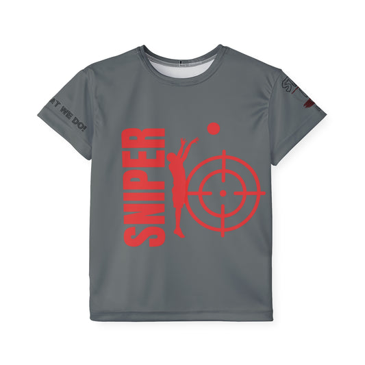 BW Kids Jersey Tee - 'Sniper' Stay in Your Bag Design for Young Athletes