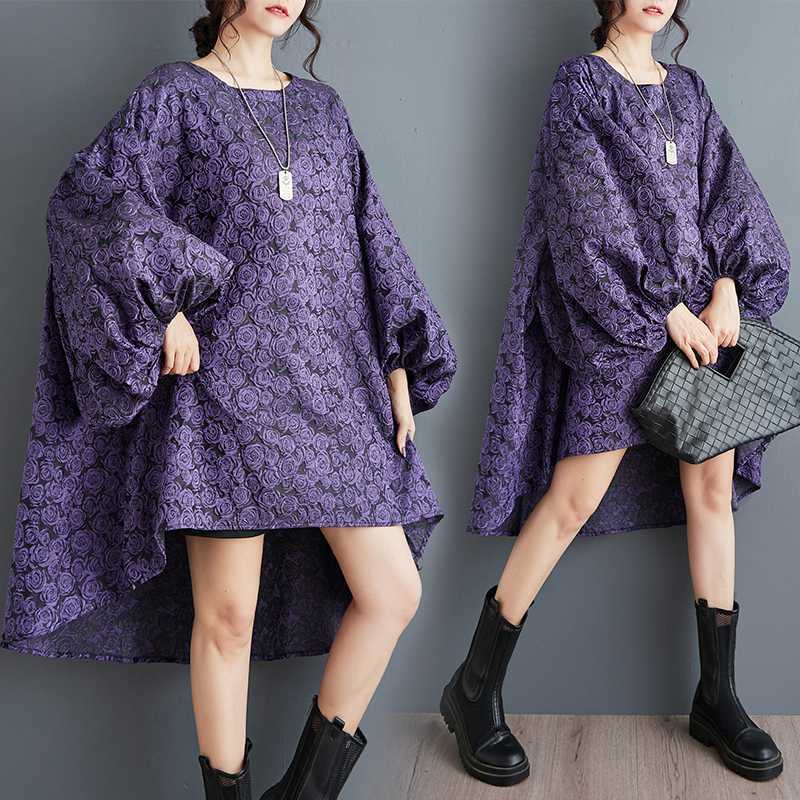 TikTok Viral Luxury Japanese Modern Style Short Moo Moo Dress – Oversized Jacquard Bubble Sleeve Mini Dress for Women | Retro Chic Loose Fit
TikTok Viral Modern Short Moo Moo oversized loose three-dimensional jacquard bubble sleeve dress for women