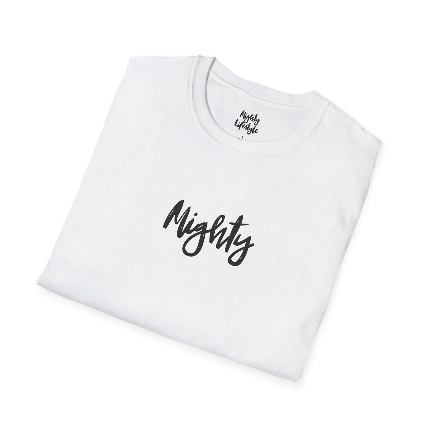 Mighty Lifestyle - Faith Based - Softstyle Unisex T-Shirt, Inspirational Tee, Casual Wear, Gift for Friends, Everyday Comfort, Motivational Apparel