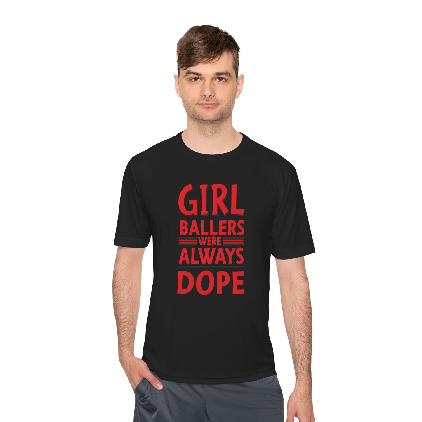 Girl Ballers Were Always Dope Basketball Tee Unisex Moisture Wicking TShirt Lady Ballers Basketball Tee Unisex Moisture Wicking TShirt Lady Ballers