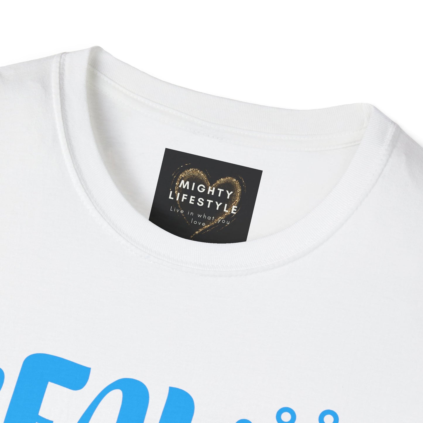 Real Queen Blue Font | Basketball Shirt | Sports Shirt | Baller Shirt | Mighty Lifestyle | Softstyle T-Shirt