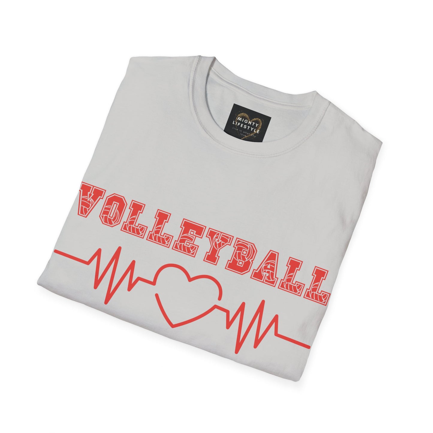 Volleyball Mom | Volleyball Shirt | Sports Shirt | Baller Shirt | Mighty Lifestyle | Softstyle T-Shirt