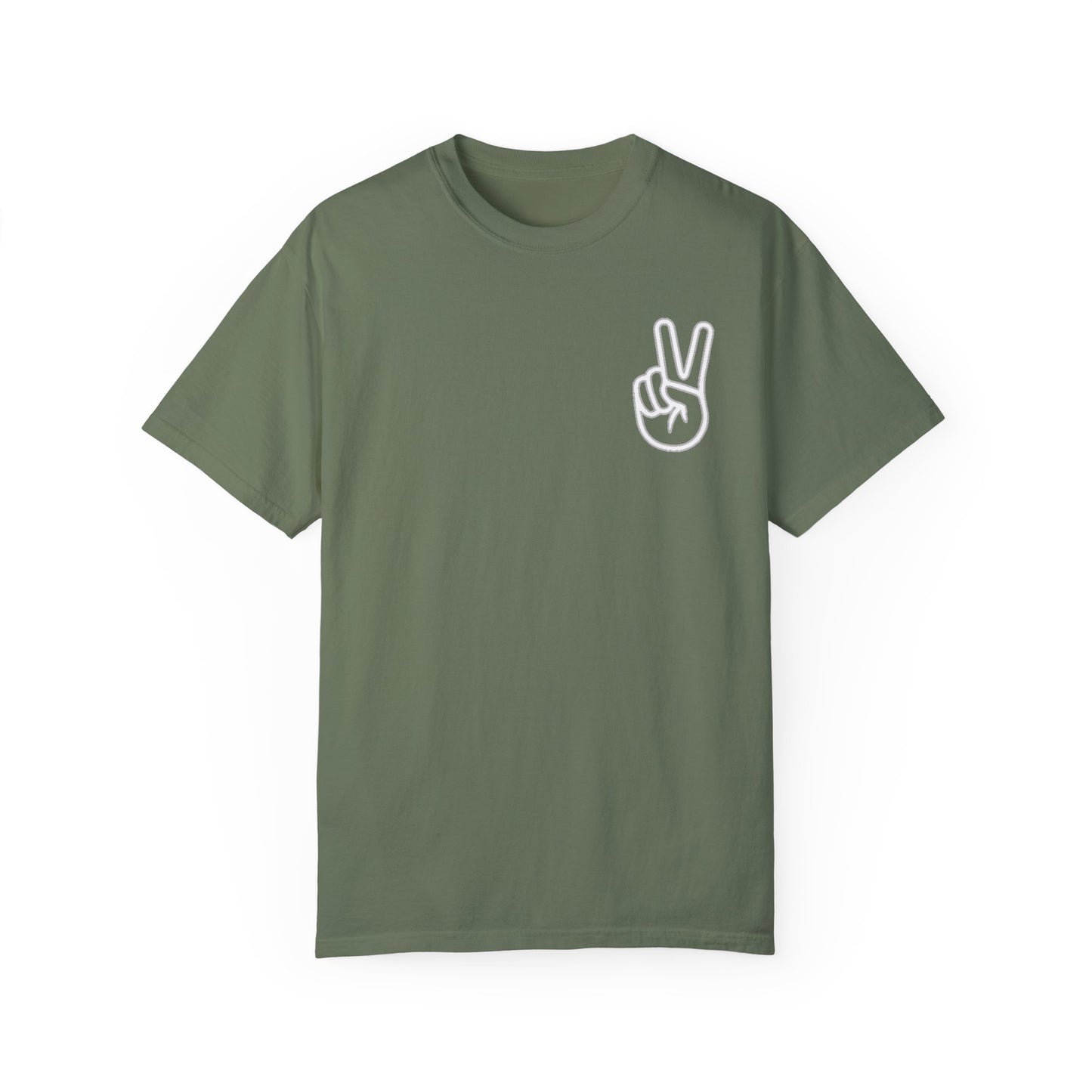 PEACE SHIRT, Comfort Color Unisex Garment-Dyed T-shirt, Soft T Shirt, Vintage Colored ,100 Cotton, Trendy Blank Shirt, Premium Quality Tee