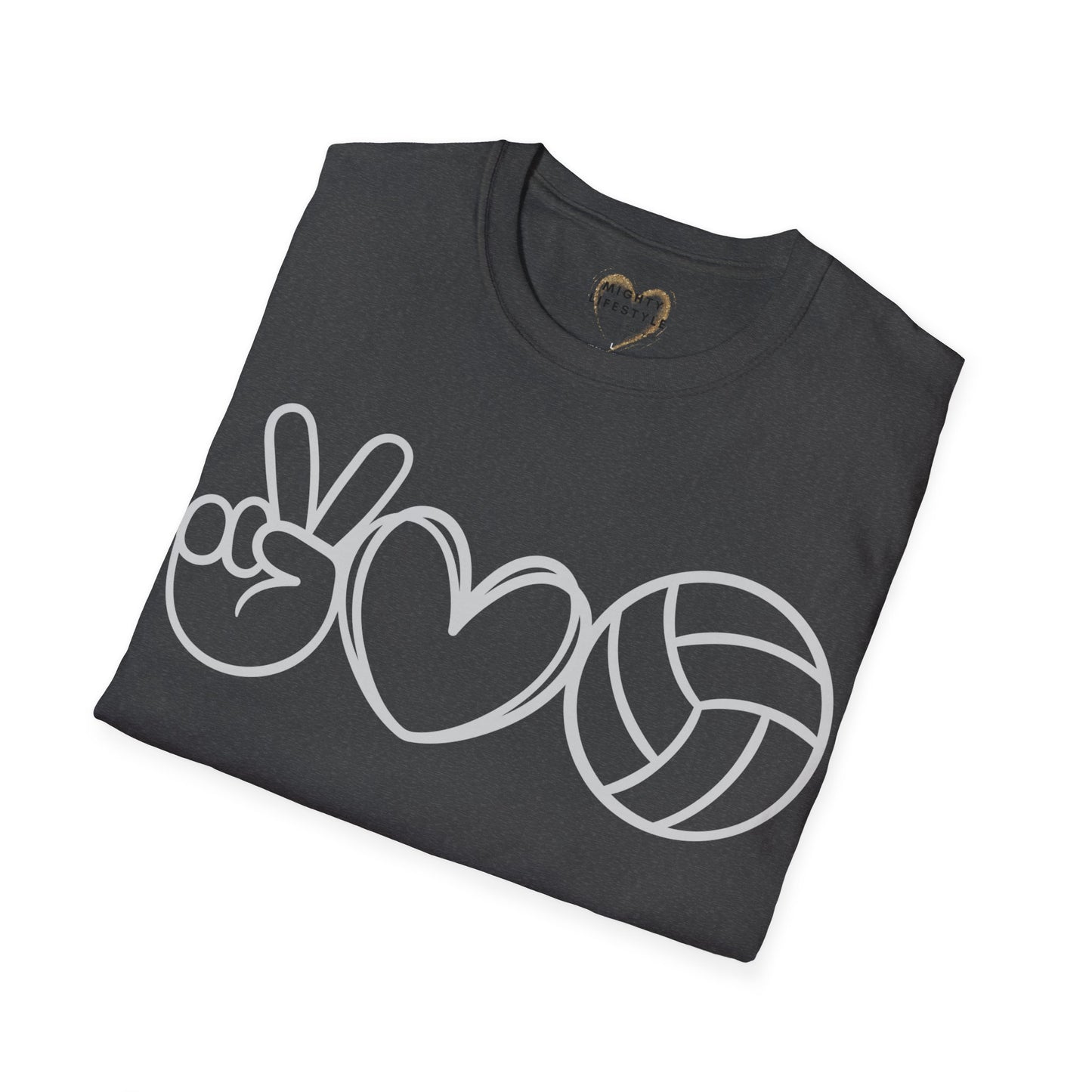 PEACE LOVE VOLLEYBALL, Shirt for baller, Shirt for Volleyball Player, Gift for Coach, Gift for Athlete