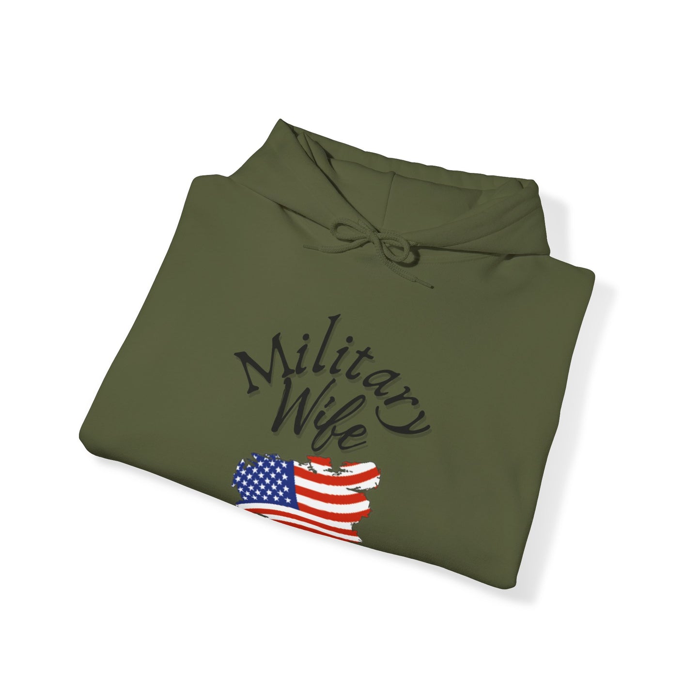 Military Wife Hoodie, Hoodie for Patriot, Hoodie for mom, Hoodie for women, Gift for army wife, Gift for marine wife